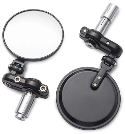 2 Uds 22mm Espejo Universal Para Motocicleta Manillar Extremo Retrovisor Espejos Laterales Accesorios Espejo Retrovisor