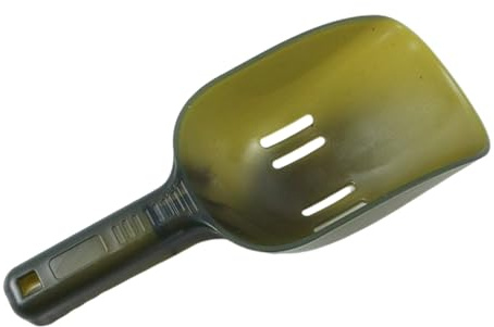 Krmoau Bait Spoon, Fishing Bait, Throwing Spoon, Fishing Spoon, Non-Slip Portable Feeding Aid for Freshwater, Saltwater, Boat, Shore, Camping, Kayak, Beginners, Tilapia