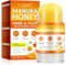Manuka Honey Foot Cream for Cracked Heels and Dry Skin – Soothing Natural Hand Cream for Dry, Rough Skin – Deep Nourishment for Feet & Hands – Non-Greasy, Fast-Absorbing