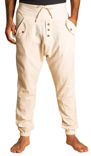 PANASIAM Yogipants 01, Cotton, naturewhite, XL