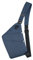 BROADREAM Persönliche Flex-Tasche für Männer und Frauen, Anti-Diebstahl, schmale Umhängetasche, Sling-Brustrucksack für Sport, Reisen, Freizeit, Wandern, Blau 1.0