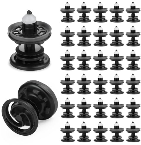 30 Pièces Clips de 7l6868243 Fixation, Weflay Voiture Plastique pour Garniture Agrafe Panneau de Porte Intérieure Compatibles avec VW Golf 5 6 7 T4 T5 Passat Polo Skoda Caddy Audi A4 A5 A6