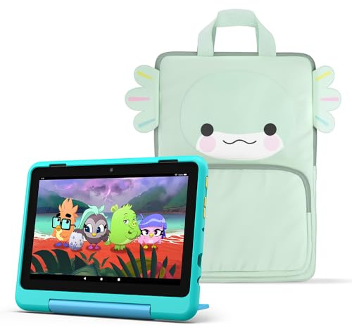Amazon Fire HD 8 Kids Pro tablet (newest gen), ages 6–12 | 8 HD screen, parental controls, 13-hr battery, 32 GB+ Carrying Case for Amazon Kids Tablets