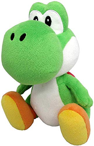 Little Buddy Super Mario All Star Collection 1416 Yoshi Stuffed Plush, 8,Multi-colored