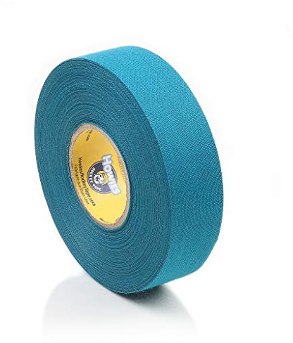 Howies Hockey - Teal Hockey Tape 1 Pack - Cloth Stick Tape - Strong, Long-Lasting Adhesive for Stick Blade, Lacrosse, Baseball - 1 Inch x 24 Yards - Professional Quality