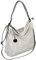 Jennifer Jones - Modische Damen Handtasche - 34 x 34 x 16 cm - austauschbare Henkel - Weiß