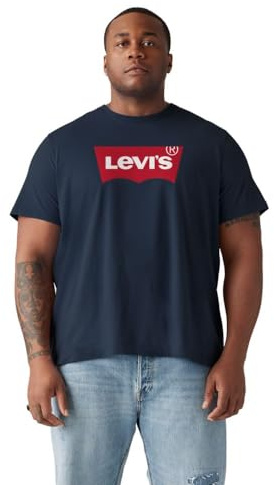 Levi's Big & Tall Graphic Tee, Uomo, Big Graphic Tee Dress Blues, 2XL