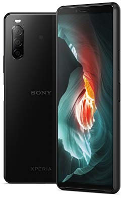 Sony Xperia 10 II Smartphone Android 6.0 21:9 Grand écran FHD+ OLED - Triple objectif - Indice étanchéité IP65/68 - 4 Go RAM - 128 Go stockage - Double SIM - Noir (renouvelé)