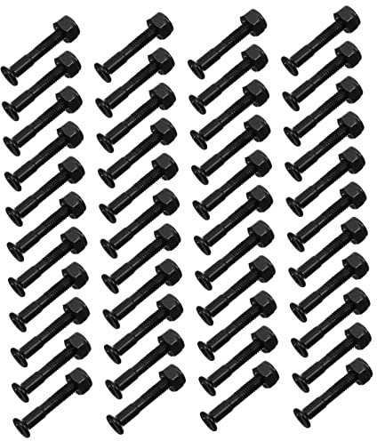 KITANDOVE 40sätze Skateboard Hardware Kit Mit Montagebolzen Und Schrauben Für Trucks Und Muttern Für Skateboard-Reparatur Und Montage