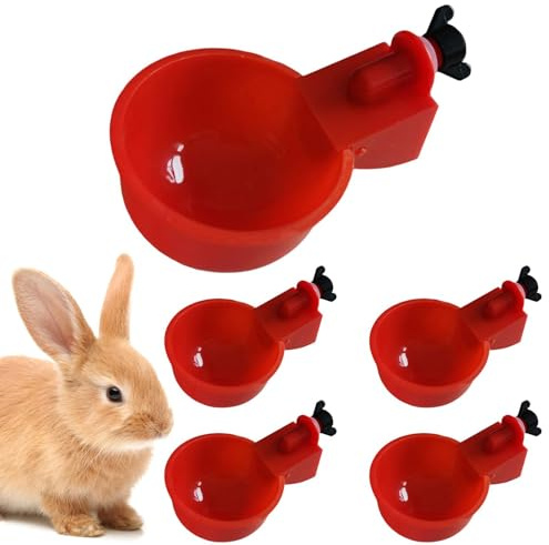 Coppe per abbeveratoio per pollame, uccelli, a lunga durata, accessorio per l'alimentazione di uccelli, quaglie, piccioni, pollo, galline, uso domestico