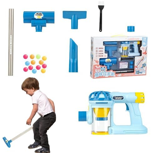 Aspirapolvere Per Bambini - Elettrico Per Bambini, Giocattoli Cattura Polvere, Set Di Pulizia Per Simulazione Realistica, Aspirapolvere Per Gioco Interattivo | Fai Finta Di Giochi Di Ruolo Per Le