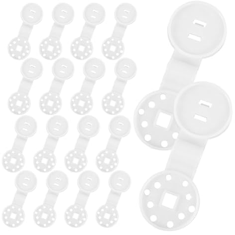 FOMIYES 80 Pezzi Clip Rotonde per Rete Ombreggiante in Plastico, Fissaggio Rete per Giardino, Clip Rimovibili per Telo Ombreggiante, Accessori Pratici per Serra e Orto