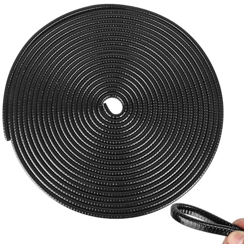 Storystore Kantenschutz Autotür, 10M U-Form Auto Universal Kantenschutz für bleche, Geeignet für Auto SUV,LKWs, UTV, Türen, Kofferraum, Motorhaube (Schwarz)