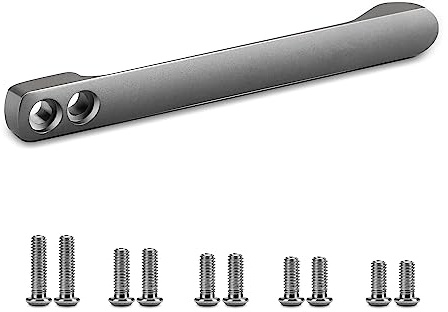 CJRB CUTLERY EDC Knife Titanium Pocket Clip for J1902, J1903, J1904, J1904R, J1905, J1907, J1909, J1915, J1925, J1929(Button lock version)