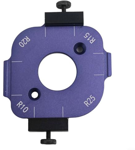 Woodworking Corner Radius Cutter with Clear Scales for Precise Measurements (A)