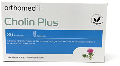 orthomed fit Cholin Plus 60 veg. Kapseln (24g) (vegan)
