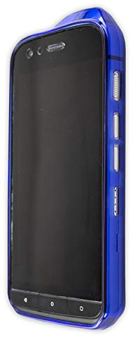 caseroxx Schutzhülle für Cat S61 in blau – Flexibles TPU-Case aus stoßfestem Gummi, passgenaue Handy-Tasche mit Kantenschutz & rutschfestem Grip