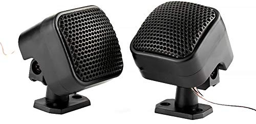 Altavoces Tweeter para Coche 2 Piezas Cuadrados Pequeños 500W Sonido Potente Y Claro Compatibles con La Mayoría De Vehículos Fácil Instalación Diseño Compacto Y Duradero