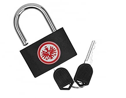 Eintracht Frankfurt Vorhängeschloss mit Schlüssel