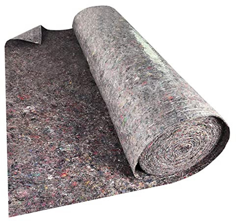 YRHome Malervlies 1 m x 50 m Abdeckvlies 50m² Gewicht 180 gr Abdeckvlies Schutzvlies mit PE Beschichtung für Maler Tapezieren Heimwerker Malerfilz auf Rolle