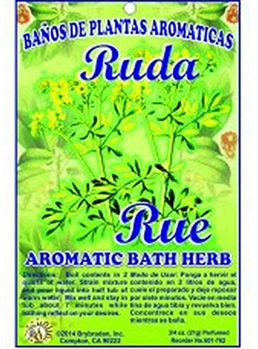 1 PC Aromatic Soothing Herbal Bath RUE RUDA BANO DE PLANTAS AROMATICAS - Made in USA - 1 OZ