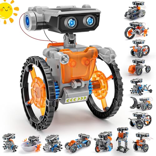 VEPOWER 15 en 1 Kit Solar Robot, Regalo Niño 8 9 10 11 12 Años