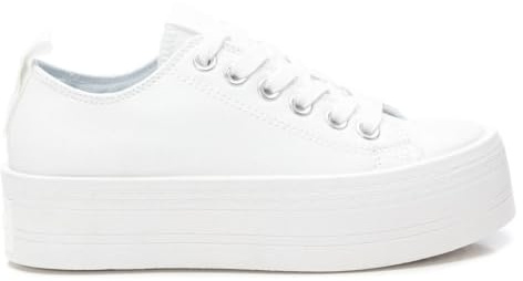 REFRESH - Zapatilla Mujer Blanco - Calzado Cómodo y Versátil - Moda Casual - Modelo 17247401 (Talla 40)