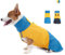 KunpengZen Hunter Hundemantel, Hundemantel Wasserdicht Sicheren Reflexstreifen und Verstellbarem Brustriemen, Regenjacke Hund mit Loch für Hundeleine, Outdoor Hunde Mantel für Kleine Mittlere Hunde