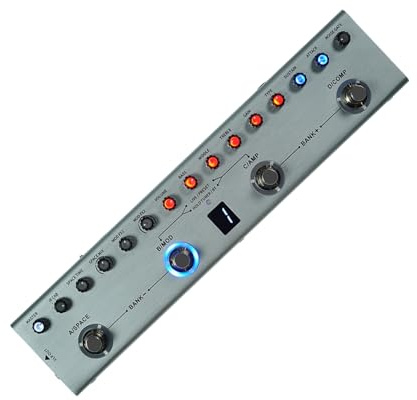 Efector digital de guitarra eléctrica de repuesto, pedal de efectos múltiples, ecualizadores de 3 bandas, efector de pedal de guitarra eléctrica