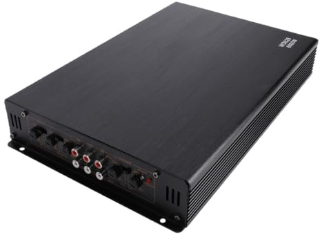 Luocute Amplificador de Potencia para Coche, Amplificador de Audio de 4 Canales 6800 W Máximo for Coche