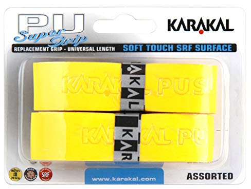 Karakal Super PU Lot de 2 grips de rechange pour tennis, squash, badminton