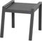 Savona Hocker matt anthrazit-Silber-schwarz