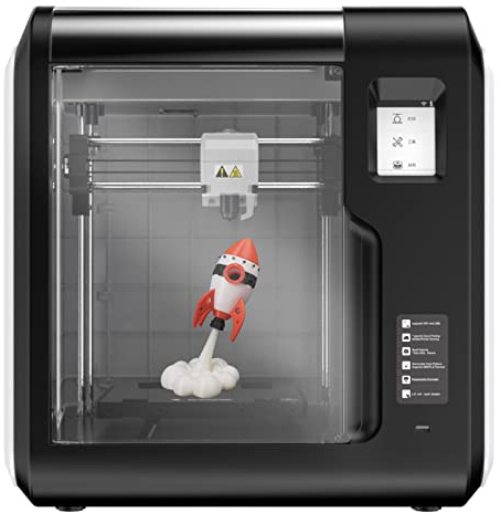 FLASHFORGE Adventurer 3 Pro Imprimante 3D, sans Nivellement à Niveau avec Plaque de Construction en Verre, Support Amovible 240℃ &265℃ Buse, Impression de Haute précision avec PETG/PLA-CF/PETG-CF