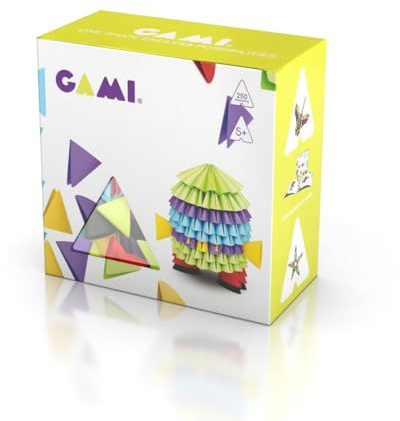 Meli Gami 250 | Bloques de construcción creativos para niños | Juego de construcción 3D con 250 Piezas en 6 Colores | Fomenta el Pensamiento Espacial y la motricidad Fina | Juguete de construcción