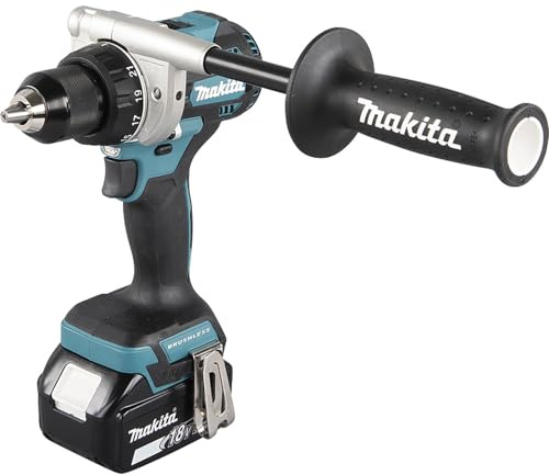 Taladro atornillador Makita LXT ®, 18V DDF492RTJ con dos baterias, cargador y maletin.