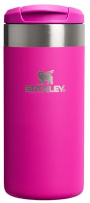 Stanley 1913 Aerolight Transit Travel Mug 0.35L - Keeps 4 Hours Hot - 6 Hours Cold - Dishwasher Safe - Leakproof - Car Cup Holder Compatible - Insulated Coffee Cup - Violet Blossom