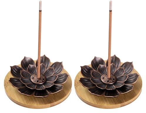 Räucherstäbchenhalter, 2er Set Räucherstäbchen Halterung, Incense Holder mit Stilvollem Design, Ideal Für Räucherstäbchen Und Räucherkerzen, Praktische Räucherschale Für Zuhause ﻿