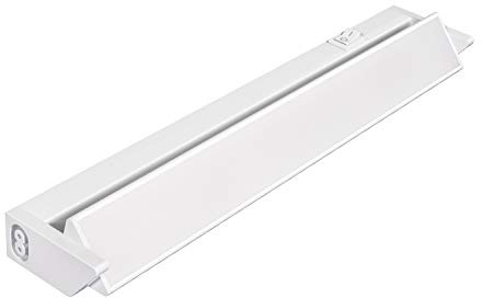 ledscom.de Luminaria LED bajo armario LIWO, orientable, 35cm, 4,9 W, 476lm, blanco cálido sin cable de red