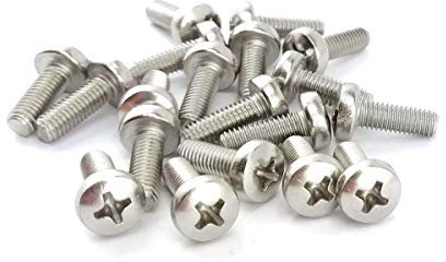 Viti a testa bombata con impronta a croce Phillips in acciaio inox A2 DIN 7985 M4 x 10 (x10)