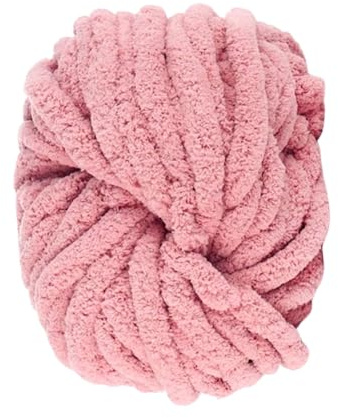 EUBSWA Filato in poliestere, color rosa pelle, 250 g, per lavorare a maglia grossa, per uncinetto, coperta, nido per animali domestici