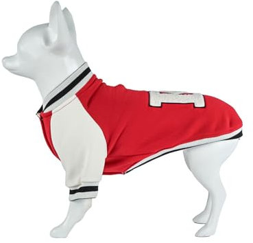 IZOCOOL - Hundepullover Fleece Hundepullover Groß Hunde Sweatshirt, Warm und Leicht, Leicht zu Tragen (Rot, XL)