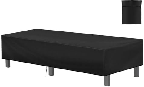 AOOWU Housses de Bains de Soleil, 220 * 80 * 40cm Housses de Protection pour Chaise Longue Oxford 210D, Imperméable Housse de Protection Transat Bain, Coupe-Vent, indéchirables, Bache pour Transat