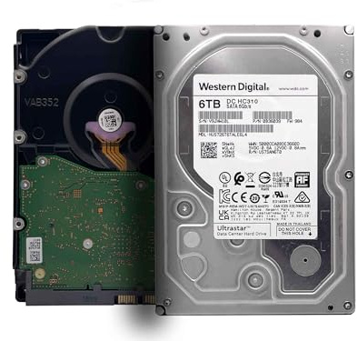 Western Digital 6TB Ultrastar DC HC310 7200 RPM SATA 6.0Gb/s 3.5 Data Center Internal Hard Drive Model 0B36039 (Renewed)