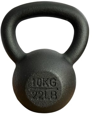 Chase Fitness 10kg Cast Iron Kettlebell for Strength and Cardio Home Gym Training 4kg - 40kg (10KG)