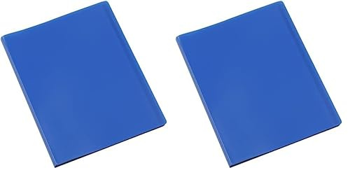 Viquel Reliure 120 Vues A4 en polypropylène Bleu (Lot de 2)