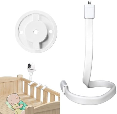 Srvauyea Soporte de Montaje para Monitor de Bebé, Soporte para Monitor de Bebé Compatible con Tornillos de 1/4 Pulgada, Soporte para Vigilabebés Compatible con TP-Link C200/C210/C211/C212/C220