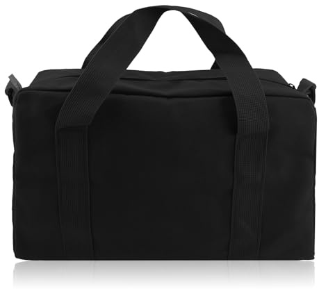Werkzeugtasche,Wide Mouth Tool Bag,Strapazierfähiges Segeltuch Werkzeug Tasche,Werkzeugtasche Klein Werkzeug Organizer Tote Bag für die Lagerung Schraubenschlüssel Zangen (Schwarz, XL/45.72CM)