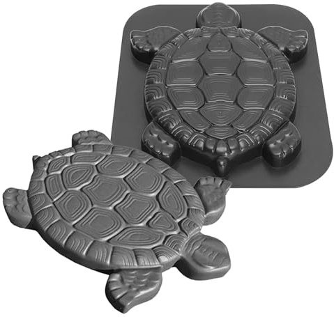 Stampi Per Calcestruzzo,Stampi Per Pavé Passerella In Calcestruzzo A Forma Di Tartaruga - Accessori Per Pavimentazione A Forma Di Tartaruga Per Progetti Fai Da Te Per Giardino E Patio