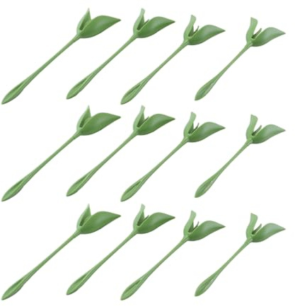 ANCLLO 12 portatovaglioli a forma di foglia verde, per la casa, la cucina, la tavola da pranzo, decorazione e composizioni