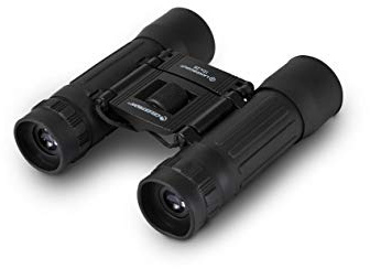 Celestron 72352 LandScout 10x25mm Water-Resistant Roof Prism Binoculars with Rubber Grip Surface, Coated Lens, K9 Optical Glass, Neck Strap and Soft Carry Case, Black